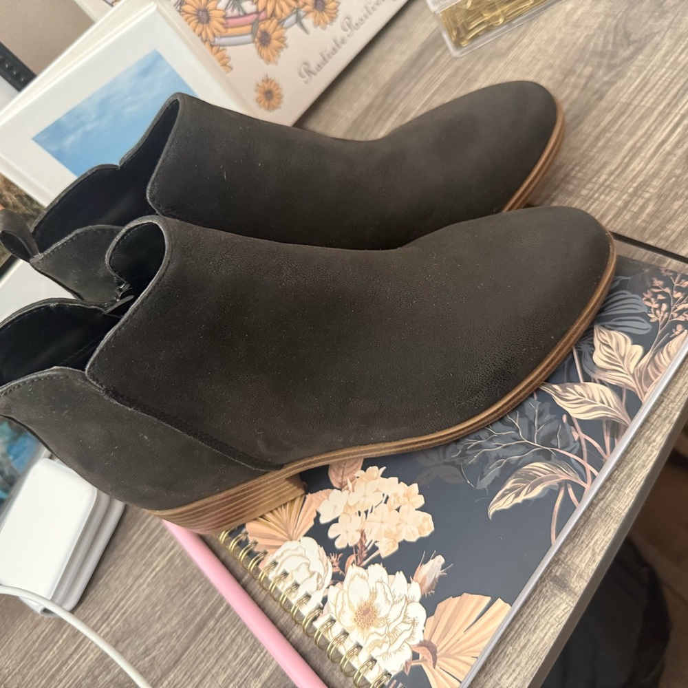 Black Suede Ankle Boots